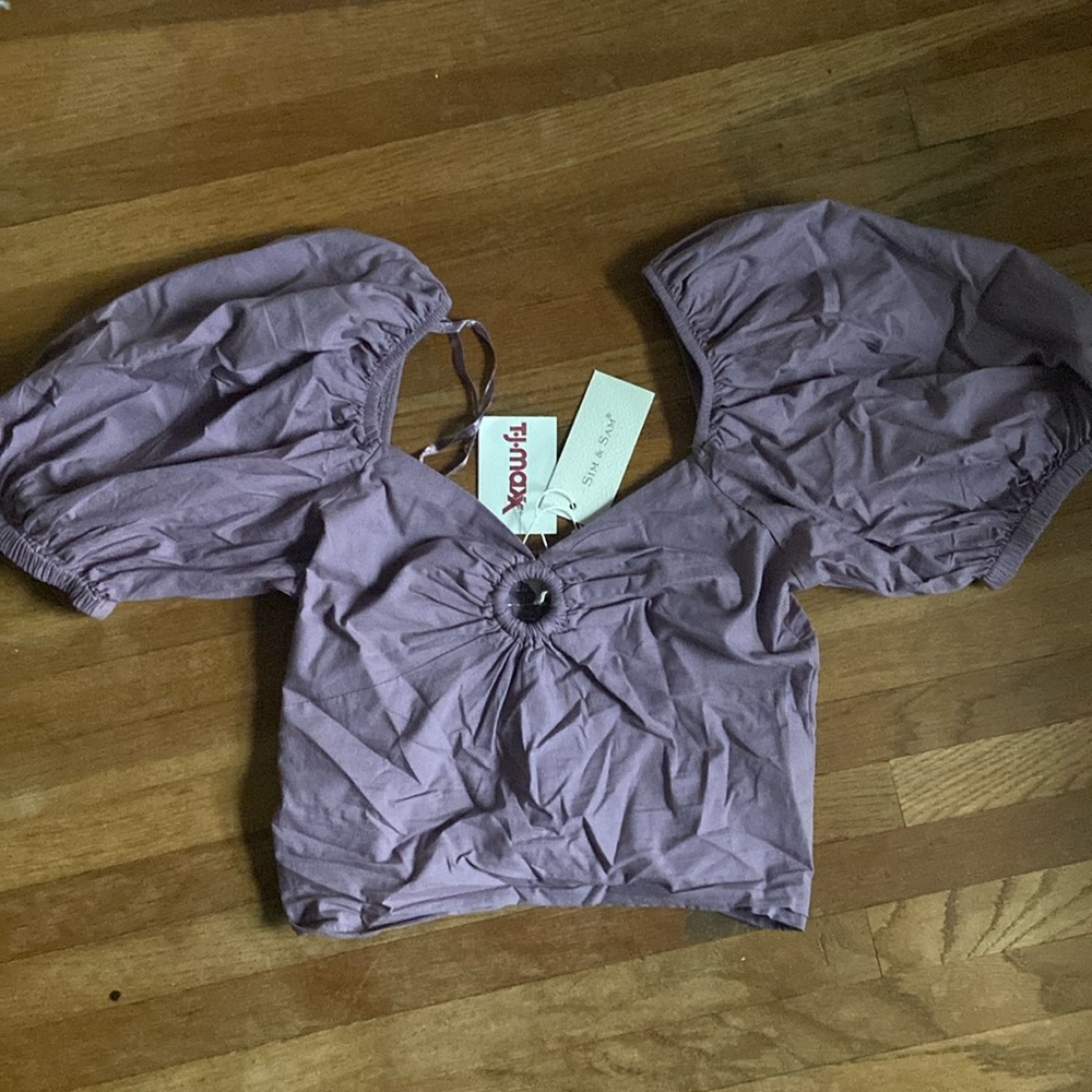 Cropped blouse